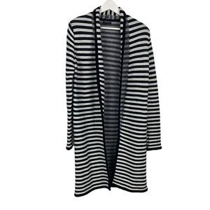 Dynamite Open Front Striped Duster Cardigan Sweater size Medium
